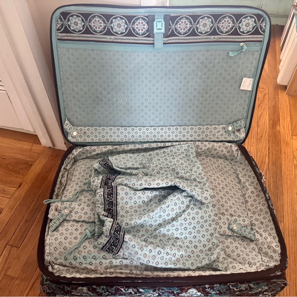 Vera Bradley Java Blue Large Suitcase - image 2